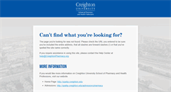 Desktop Screenshot of creightonpharmacy.org